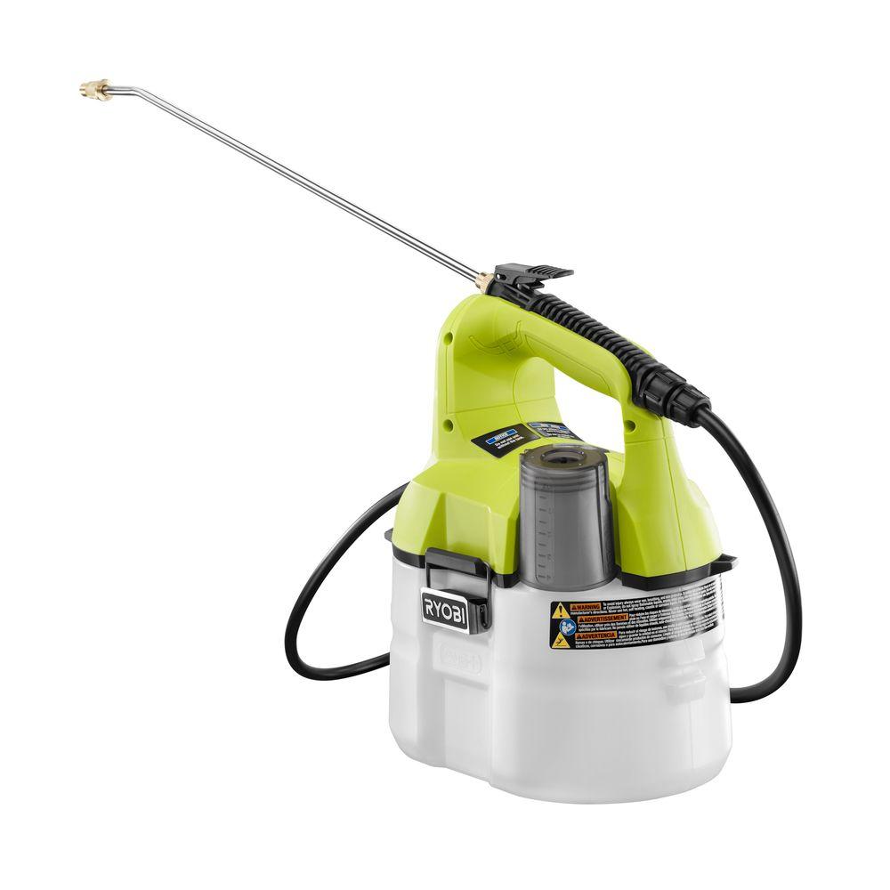 Ryobi Chemical Sprayer Mister 18 Volt Lithium Ion Cordless Nozzle 1