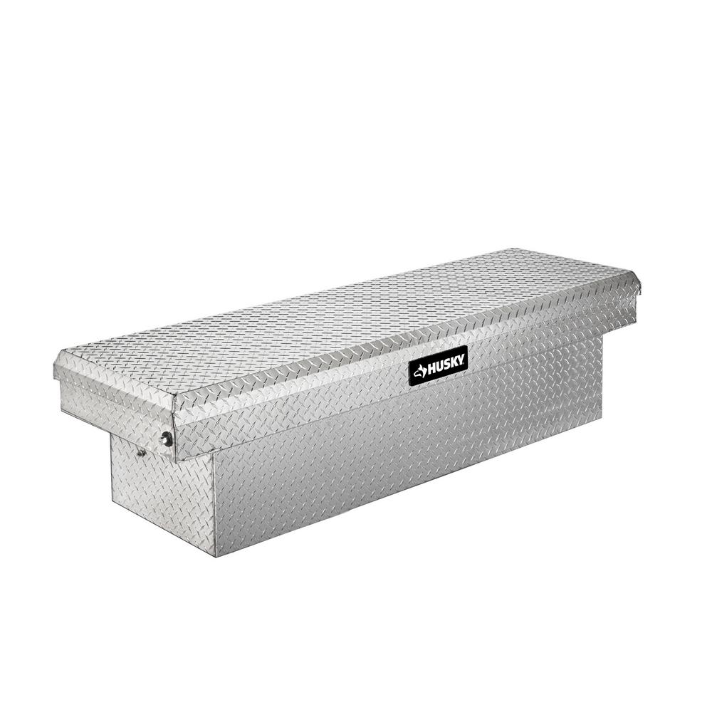 Husky 71 36 Diamond Plate Aluminum Full Size Crossbed Truck Tool Box