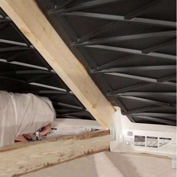 Install Baffles In Attics At The Soffit To Assure Proper Ventilation For Attic And Roof Attic Ventilation Attic Renovation Attic Remodel