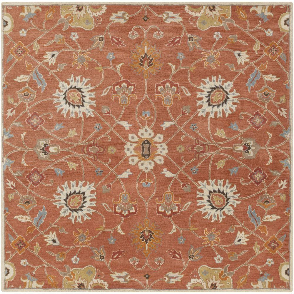 Artistic Weavers Albi Peach 6 Ft X Square Indoor Area Rug Artistic Weavers Albi Peach 6 Ft X Square Indoor Area Rug