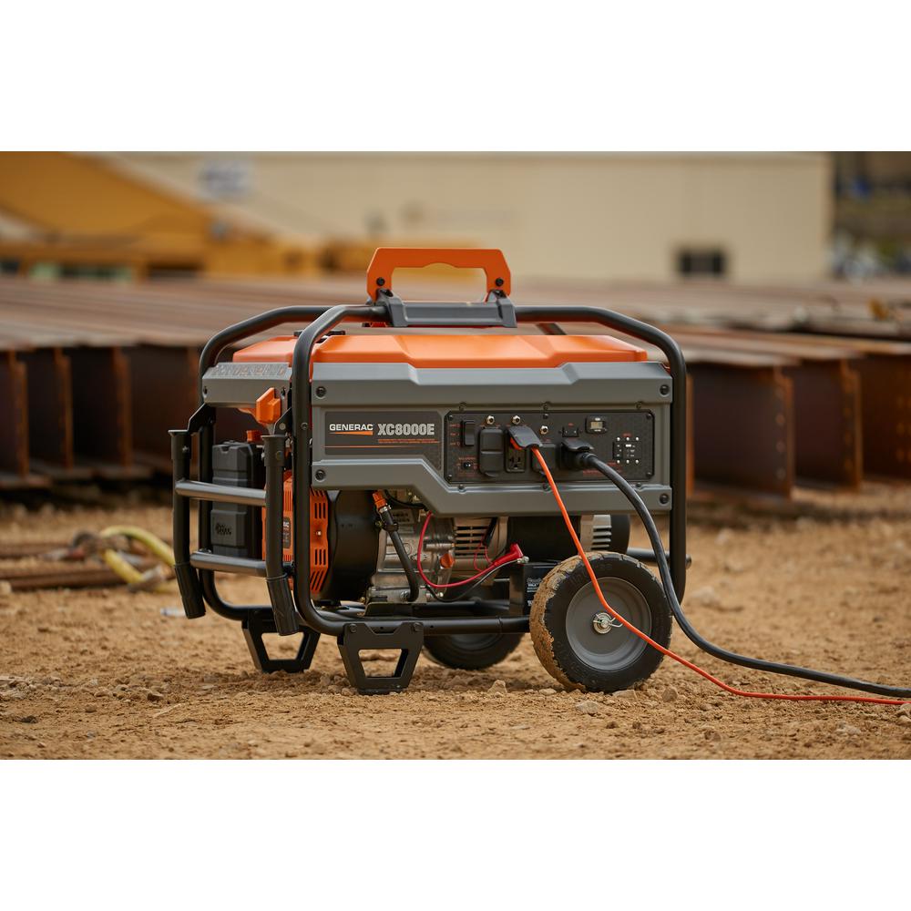 Electric Start Generac Portable Generators Generators The Home Depot 4687