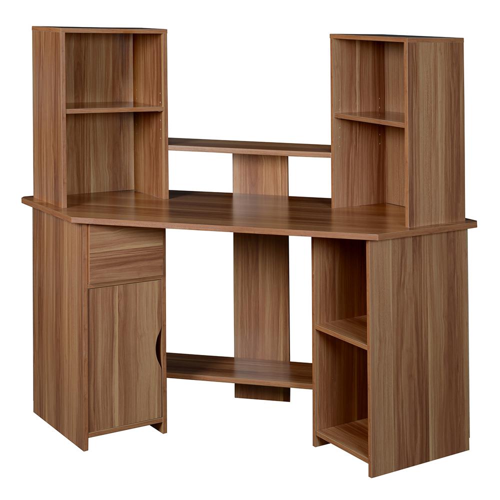 Modern Corner Computer Desk Compare S At Nextag Mod Warm Cherry Corner Workstation With Built In Storage