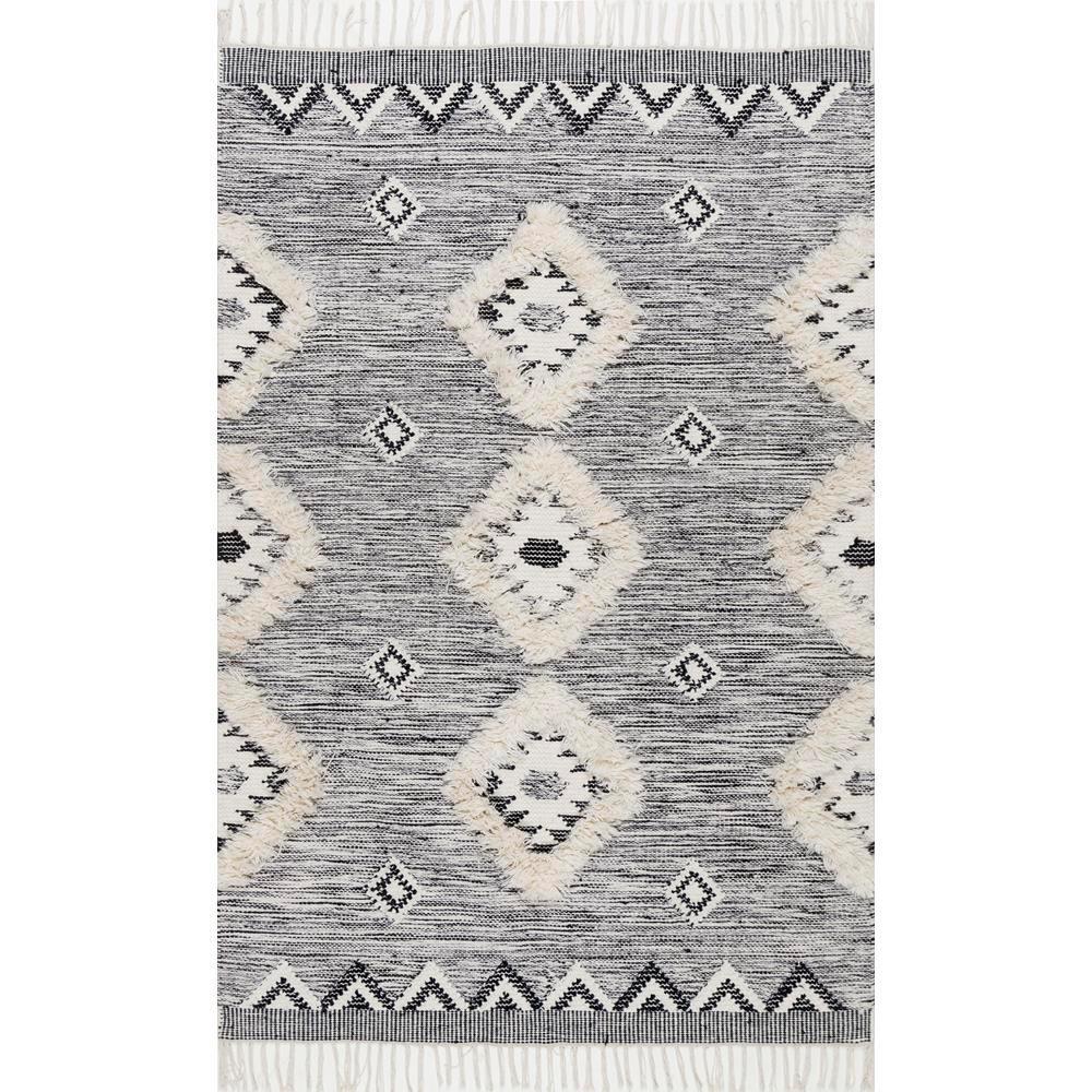 Nuloom Savannah Moroccan Fringe Grey 4 Ft X 6 Area Rug Spmo01a Savannah Moroccan Fringe Grey 4 Ft X 6 Area Rug