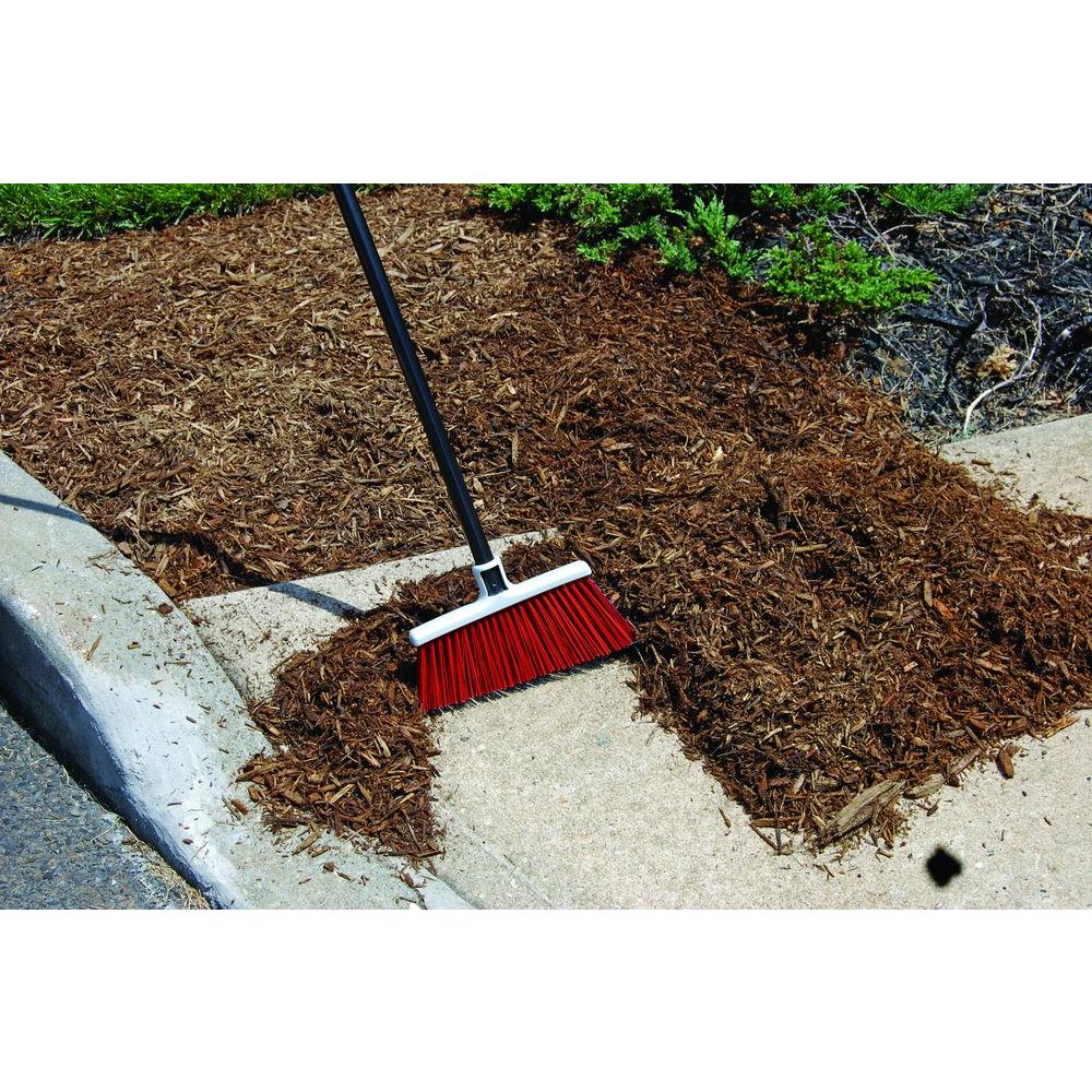 Quickie Bulldozer Super Stiff Angle Broom Sweep Rock Mulch Heavy Duty