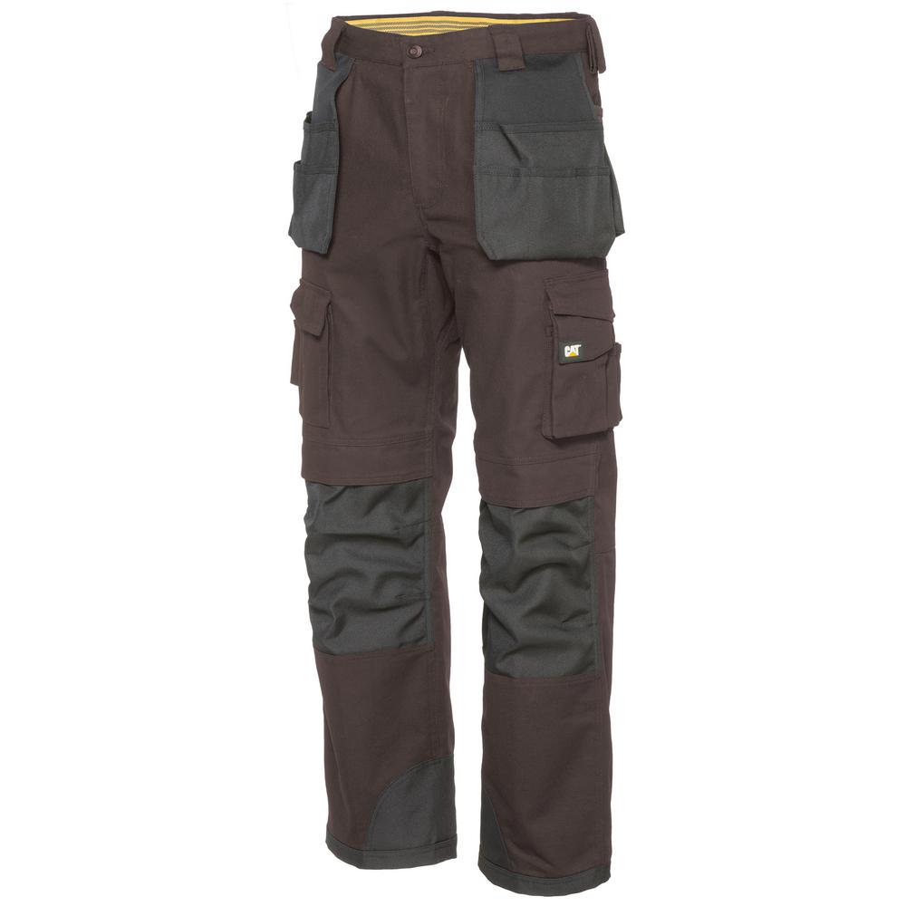 Caterpillar Trademark Men's 52 in. W x 34 in. L Dark Earth/Black Cotton