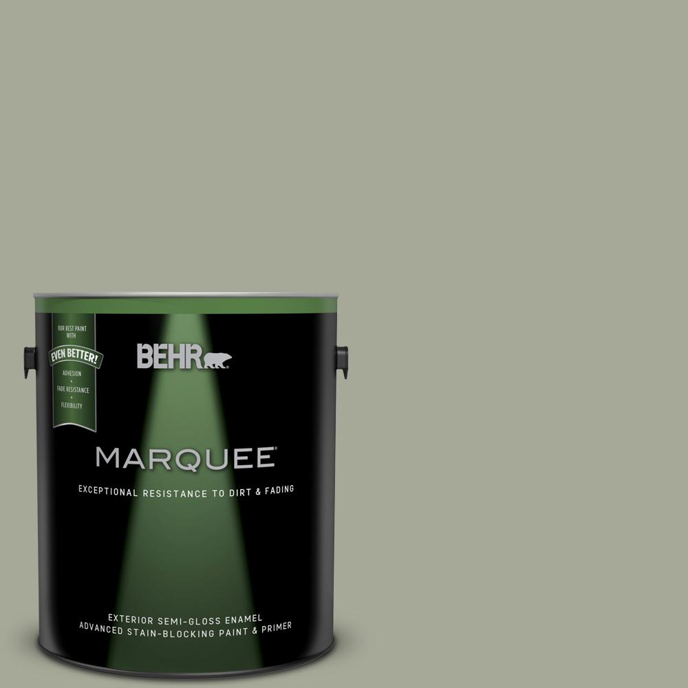 BEHR MARQUEE 1gal. PPU1016 Simply Sage SemiGloss Enamel Exterior