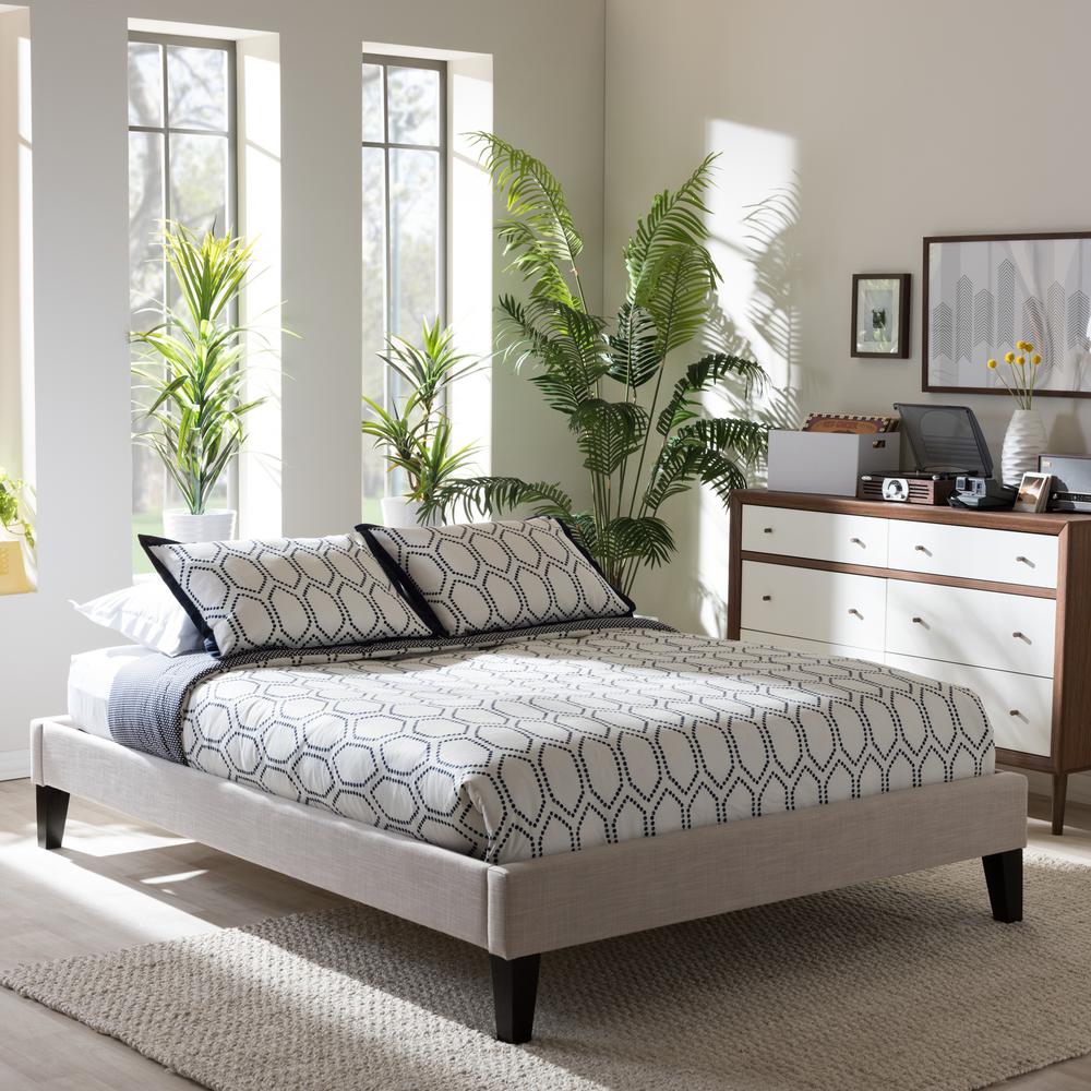 Baxton Studio Lancashire Full Fabric Upholstered Bed-28862-6992-HD ...