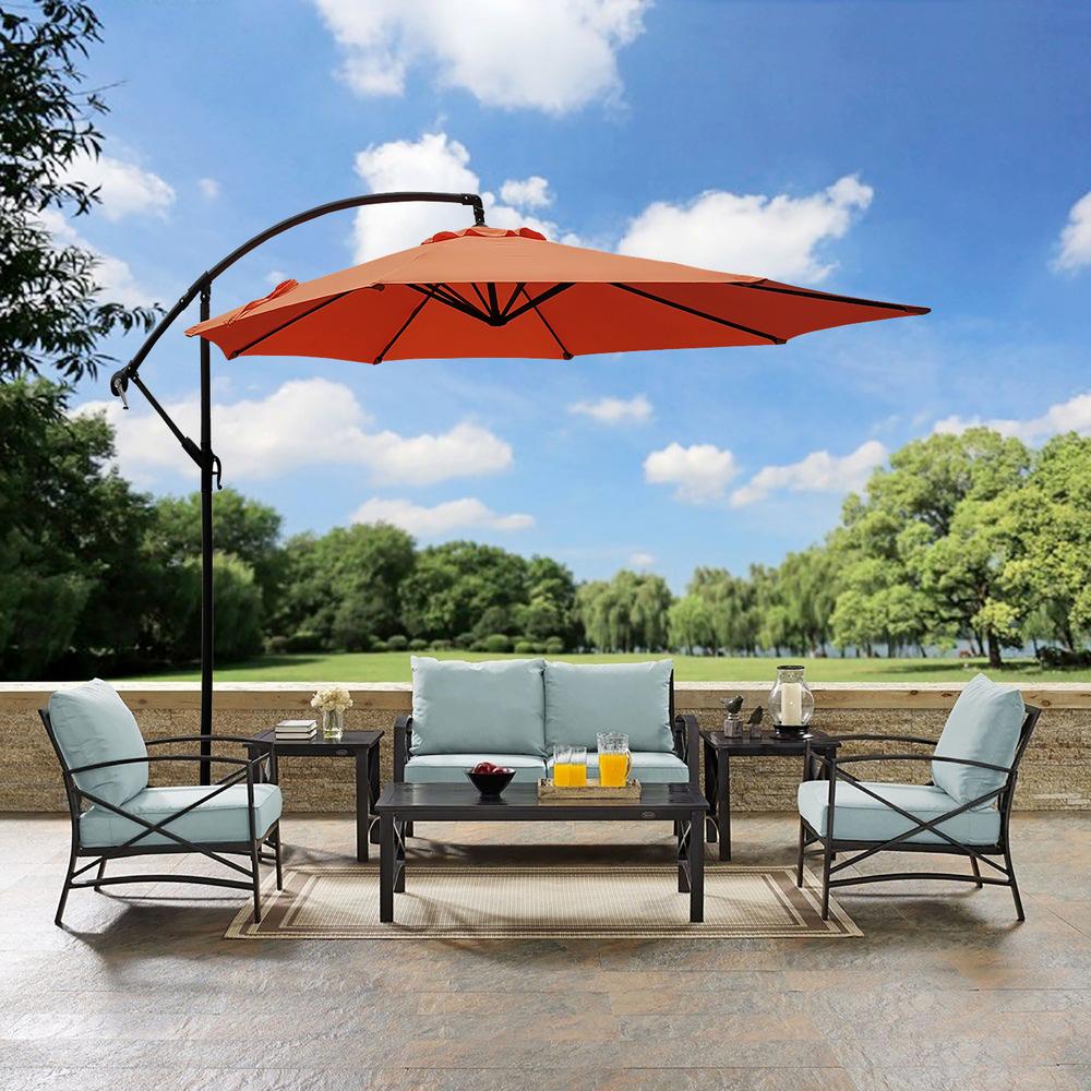 Boyel Living 10 ft. Outdoor Cantilever Patio Umbrella in ... on {keyword}