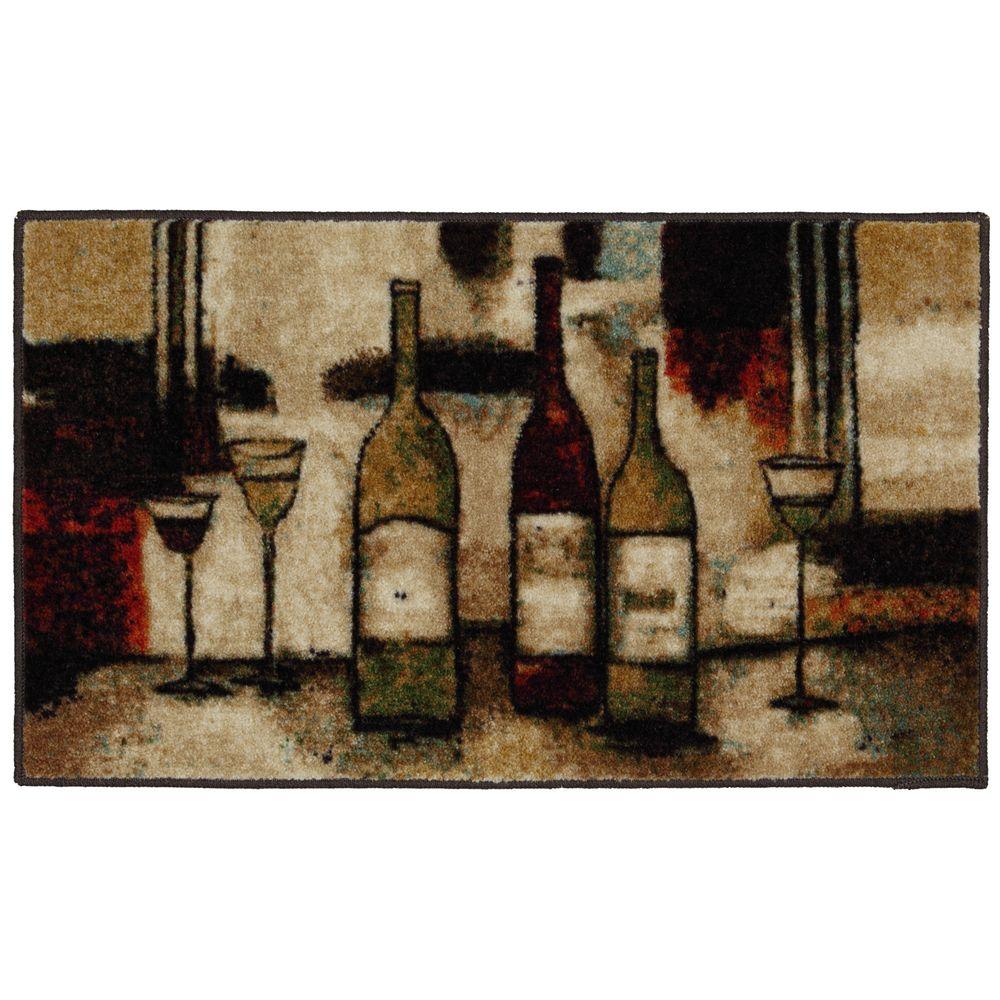 Mohawk Home Wine And Gles Brown 1 Ft 8 In X 3 9 Kitchen Rug Mohawk Home Wine And Gles Brown 1 Ft 8 In X 3 9 Kitchen Rug