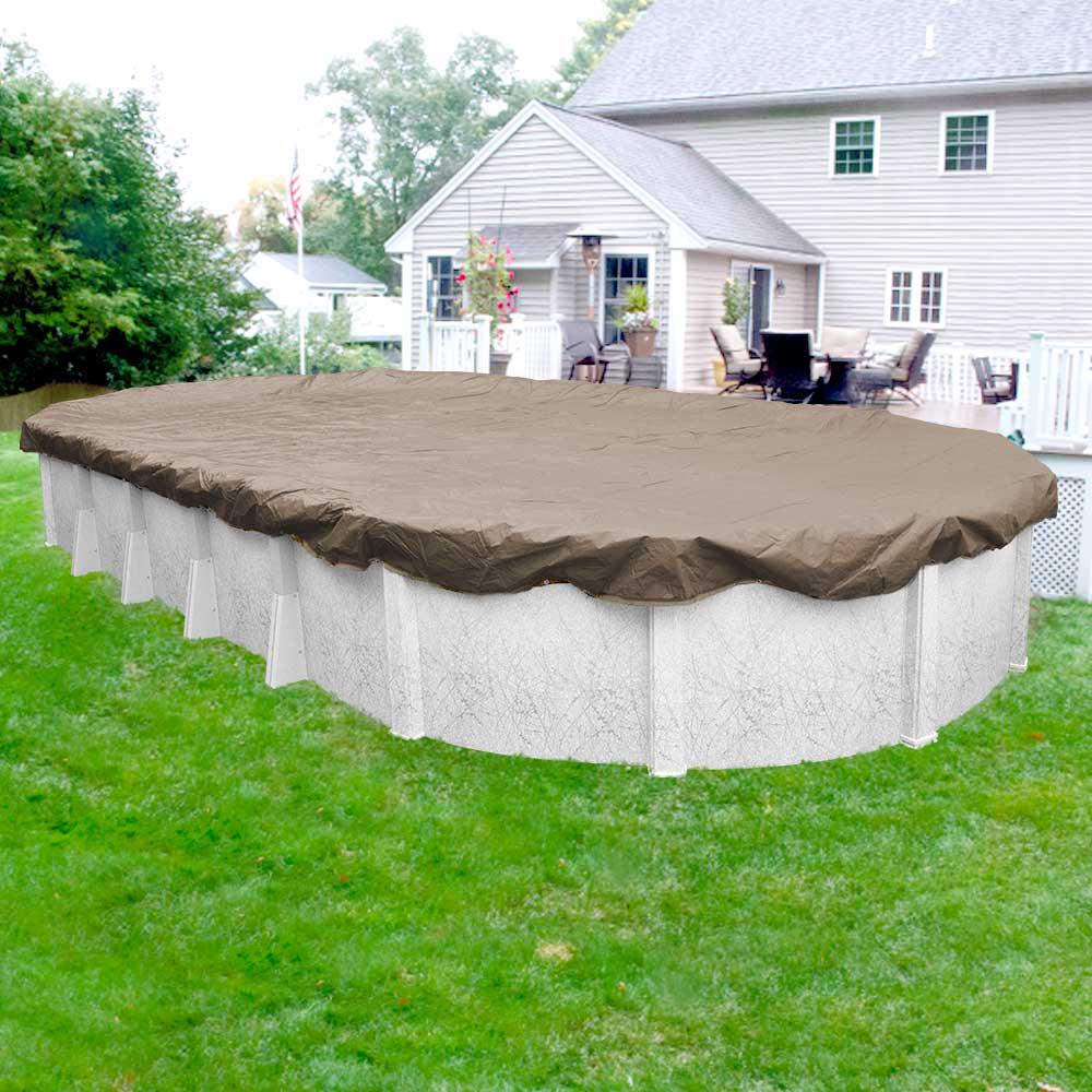 Pool Mate Sandstone 10 Ft X 15 Oval Sand Solid Above Ground This Review Is From Sandstone 12 Ft X 18 Oval Sand Solid Above Ground Winter Pool Cover