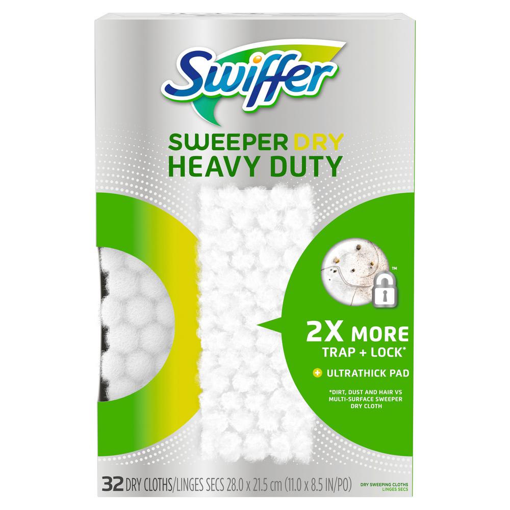 Swiffer Sweeper Heavy Duty Dry Sweeping Cloths 32 Count