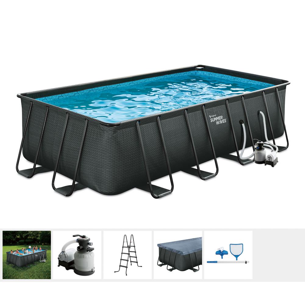 summer wave metal frame pool