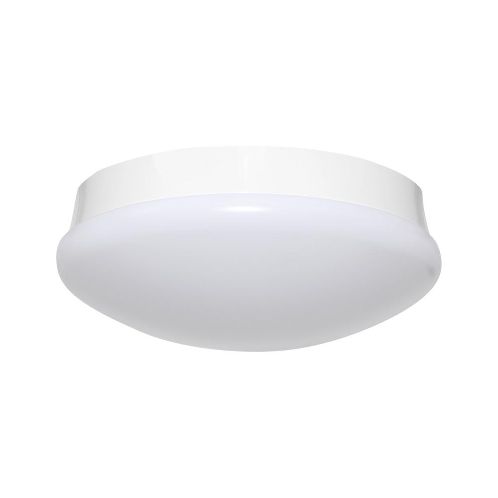 Commercial Electric 11 in. Bright White LED Flushmount Ceiling Light ...