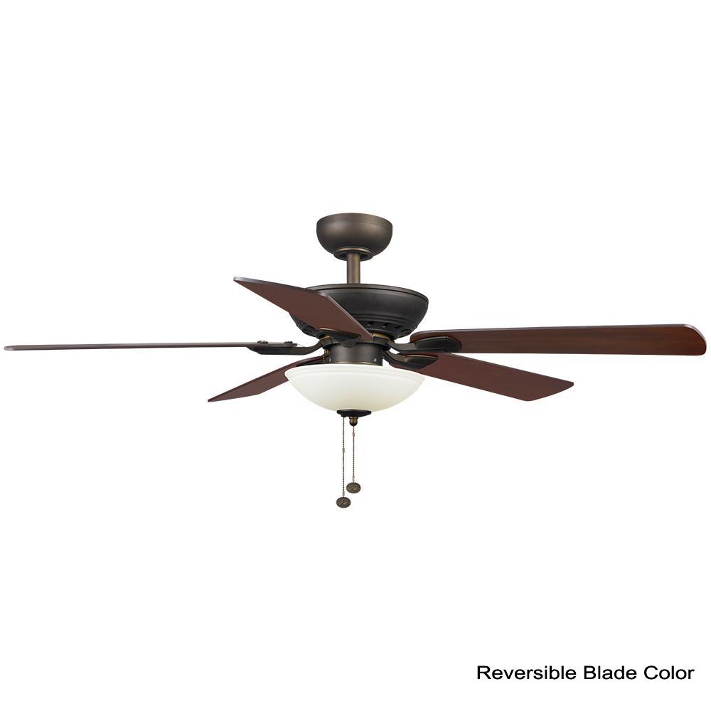 Hampton Bay Connor 52 In Integrated Led Oil Rubbed Bronze Ceiling