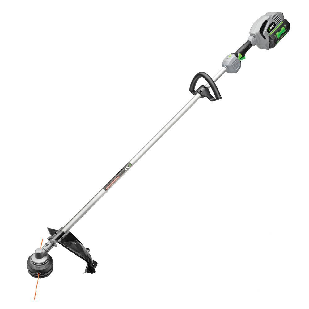 EGO 15 in. 56-Volt Lithium-Ion Cordless Electric Rear Motor String Trimmer, 5.0 Ah Battery and Charger Included