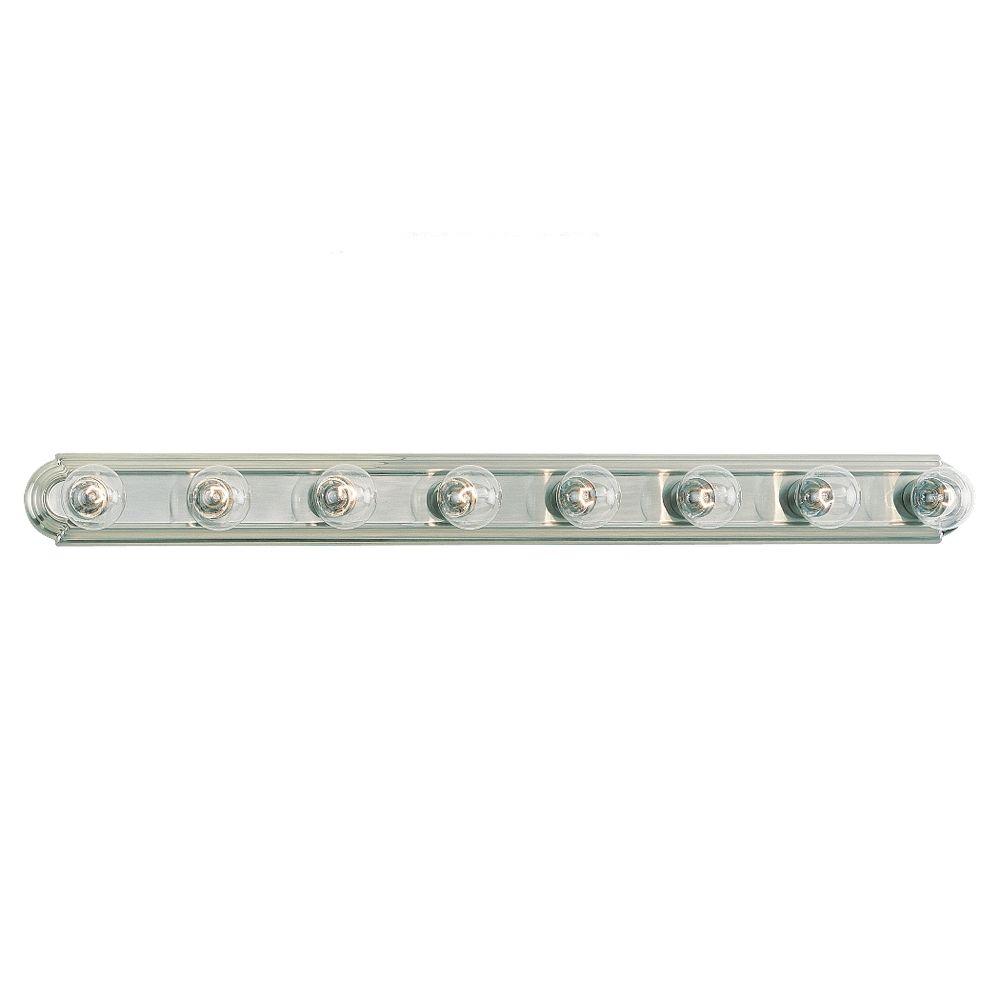Sea Gull Lighting De Lovely 8 Light Brushed Nickel Vanity Bar