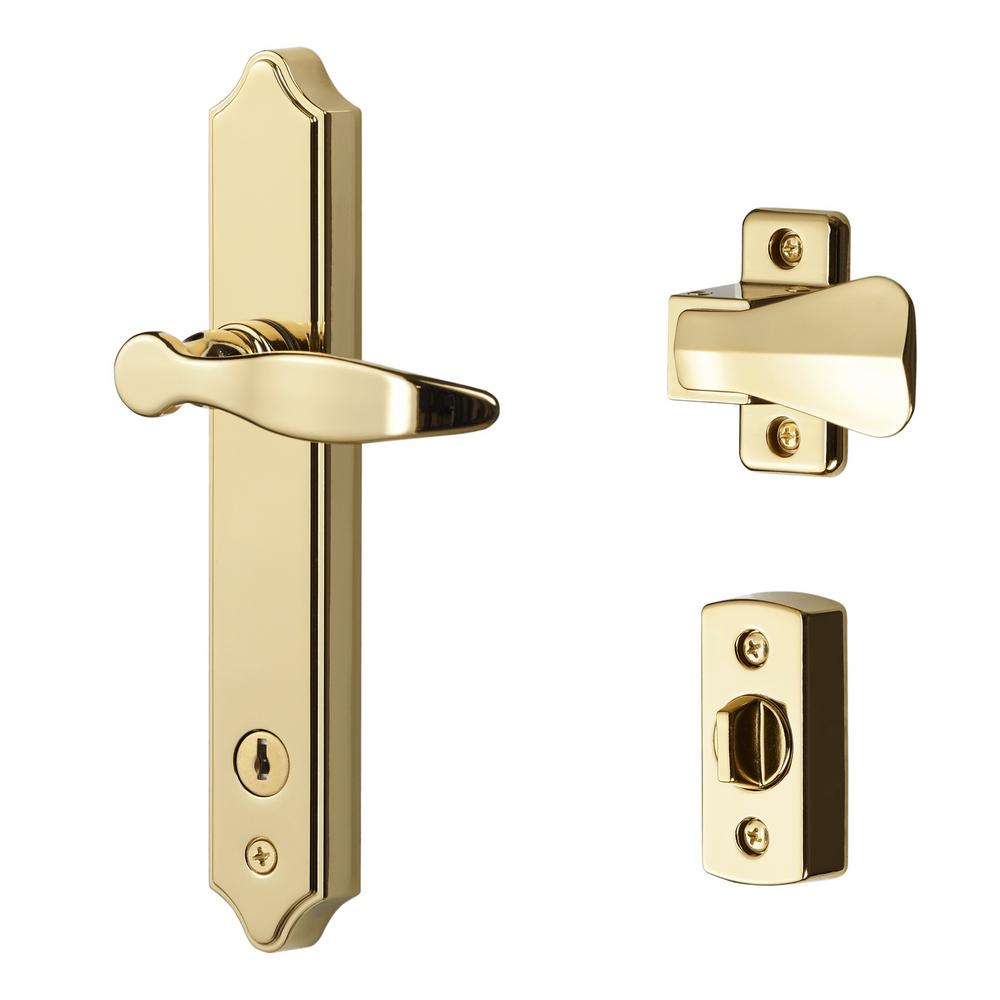 Brass Screen Storm Door Hardware Door Hardware The Home Depot
