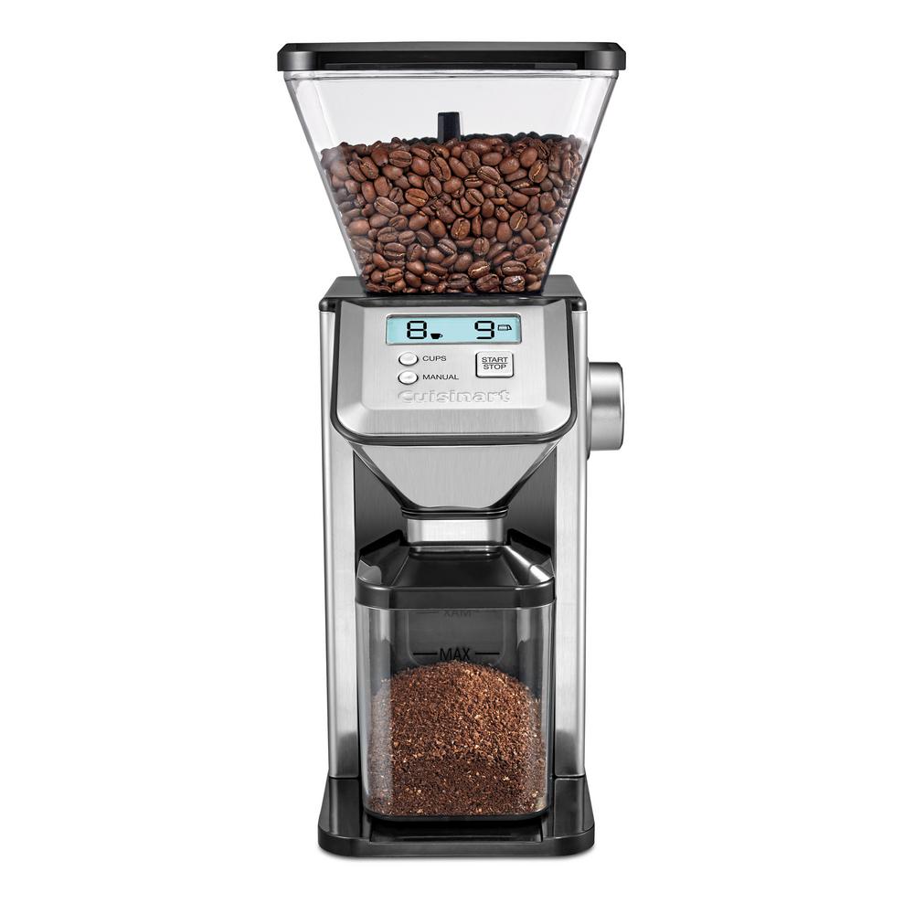 Cuisinart Deluxe Grind Conical Burr Mill, Coffee Grinder in Brushed Stainless by Cuisinart