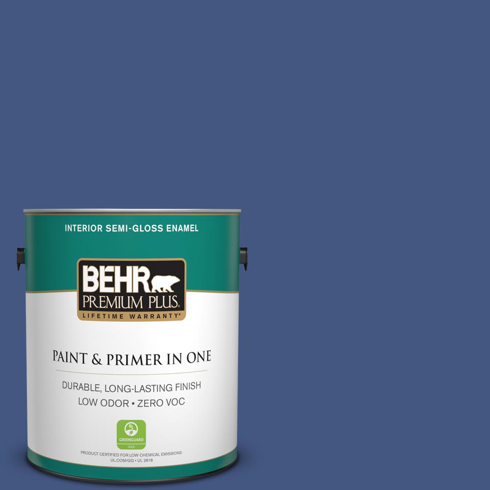 Behr Premium Plus 1 Gal M540 7 Optimum Blue Semi Gloss Enamel Zero Behr Premium Plus 1 Gal M540 7 Optimum Blue Semi Gloss Enamel
