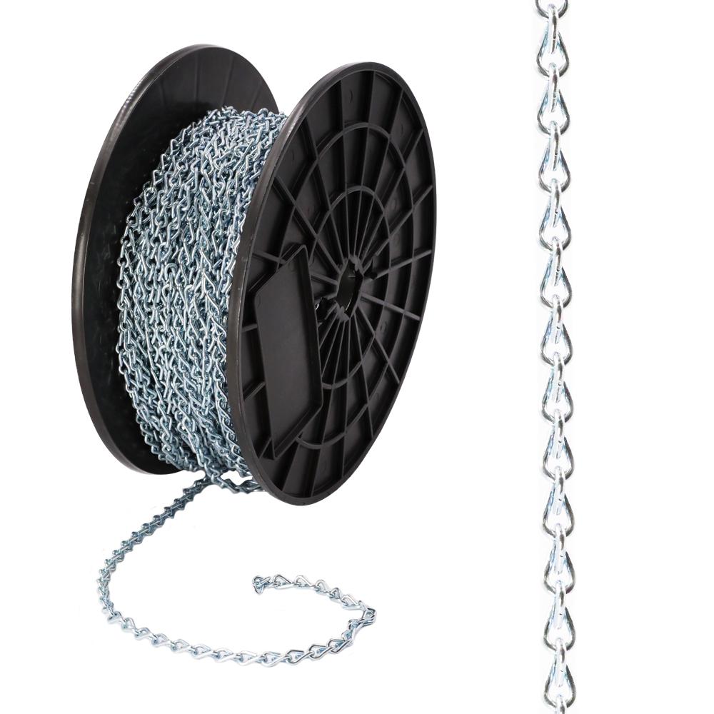 Everbilt 12 x 100 ft. Zinc Plated Steel Jack Chain806480 The Home Depot