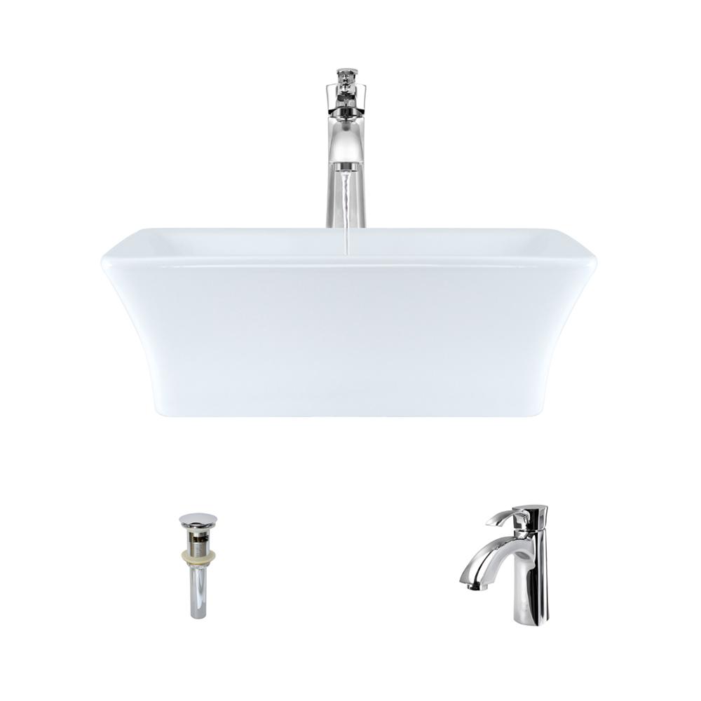 MR Direct Porcelain Vessel Sink in WhiteV290W The Home Depot