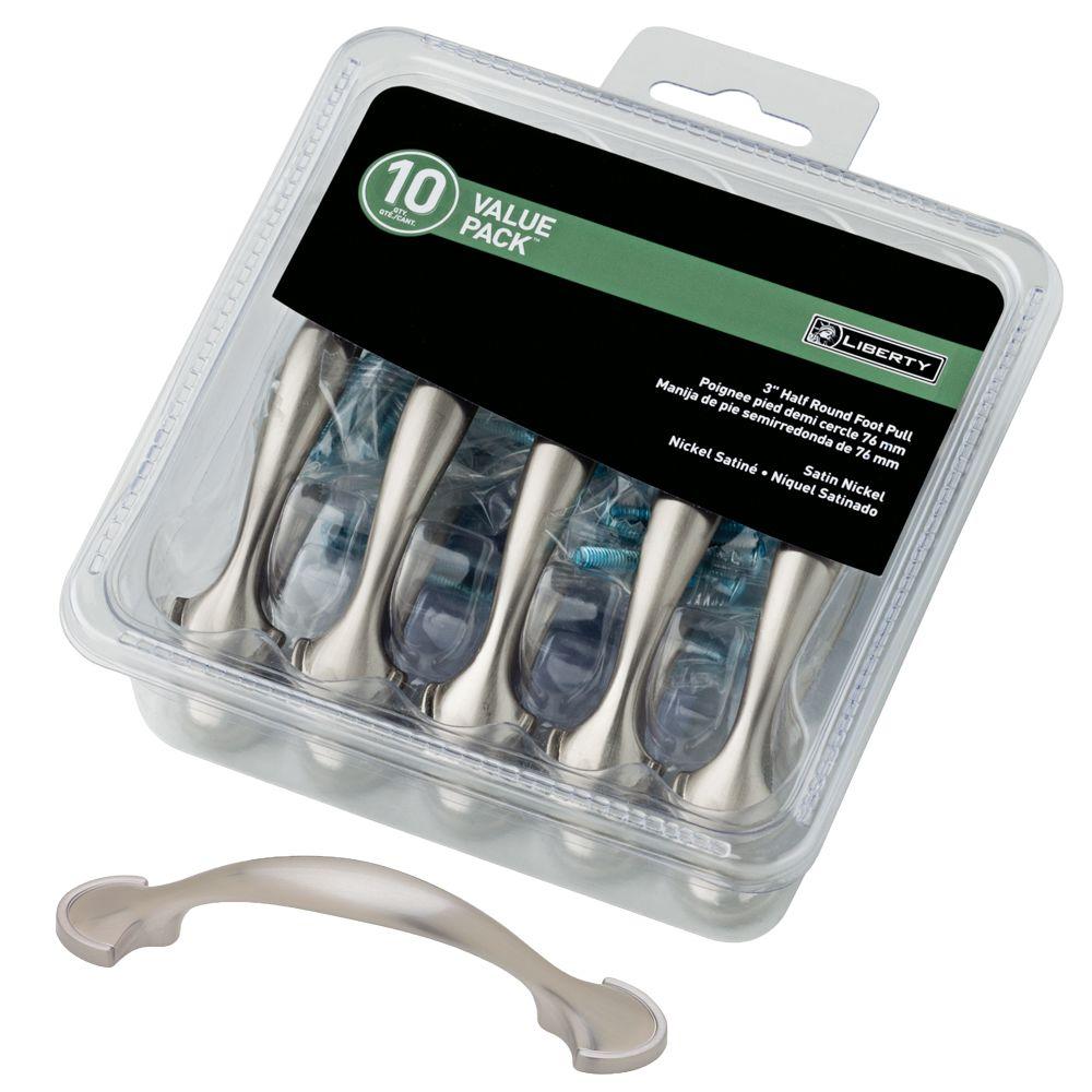 Nickel Drawer Pulls Hardware The Home Depot