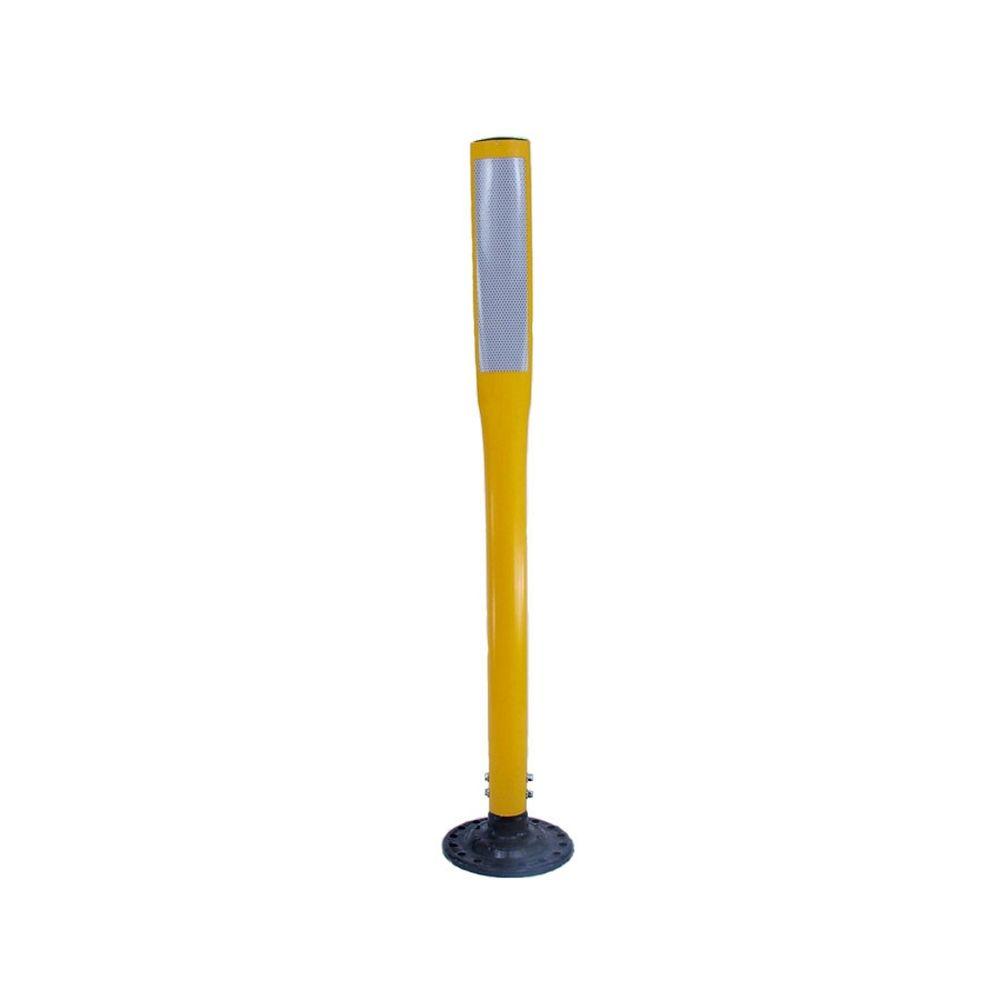 Three D Traffic Works 42 in. Yellow Flat Delineator Post and Base with ...