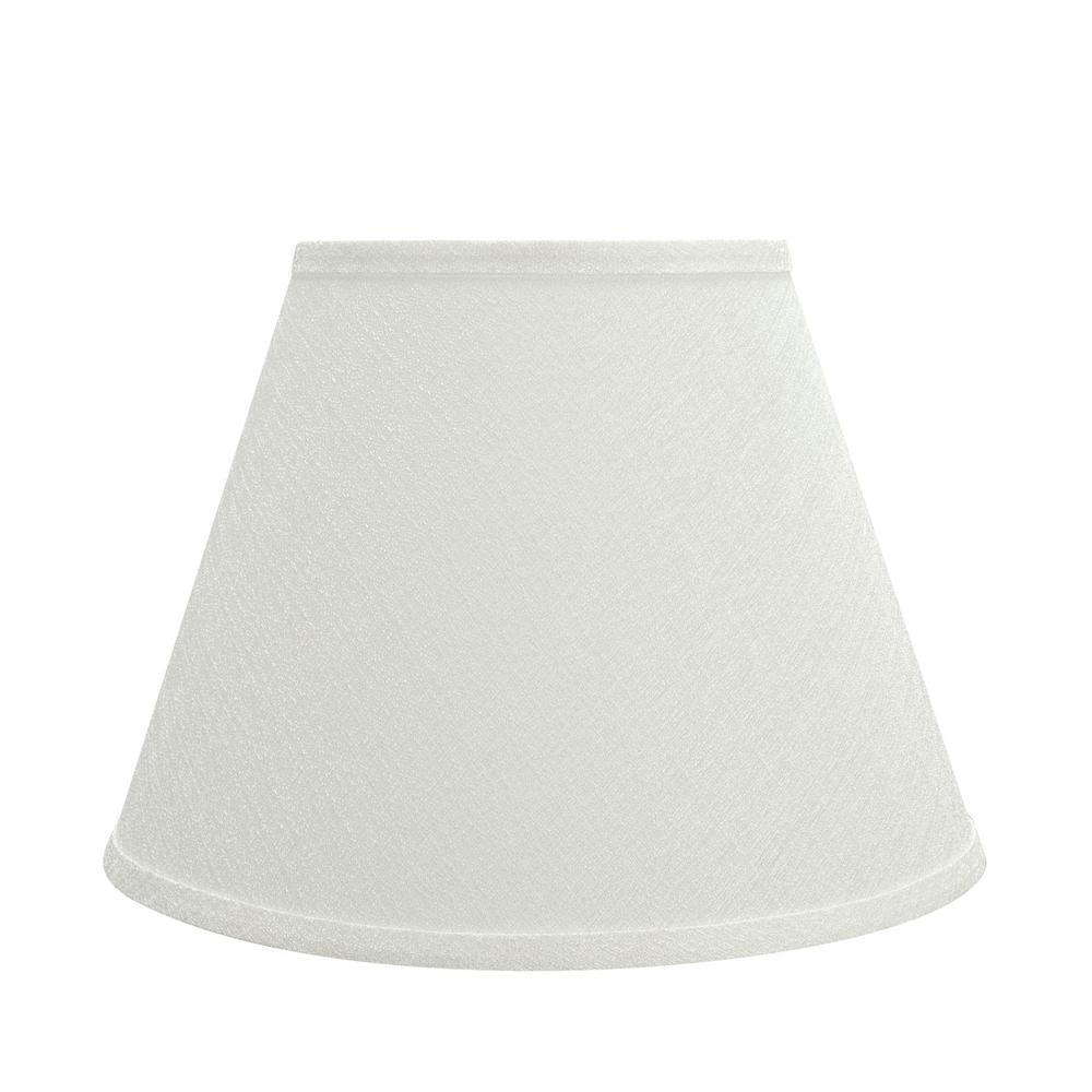 Lamp Shades Lamps The Home Depot Off White Hardback Empire Lamp Shade