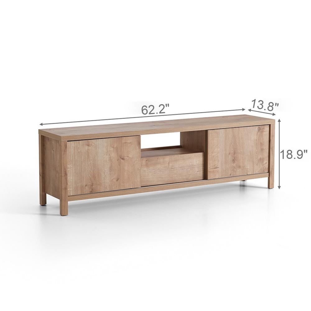 Ada Home Decor Tulsa Oak Modern Tv Stand Ruut4021 The Depot