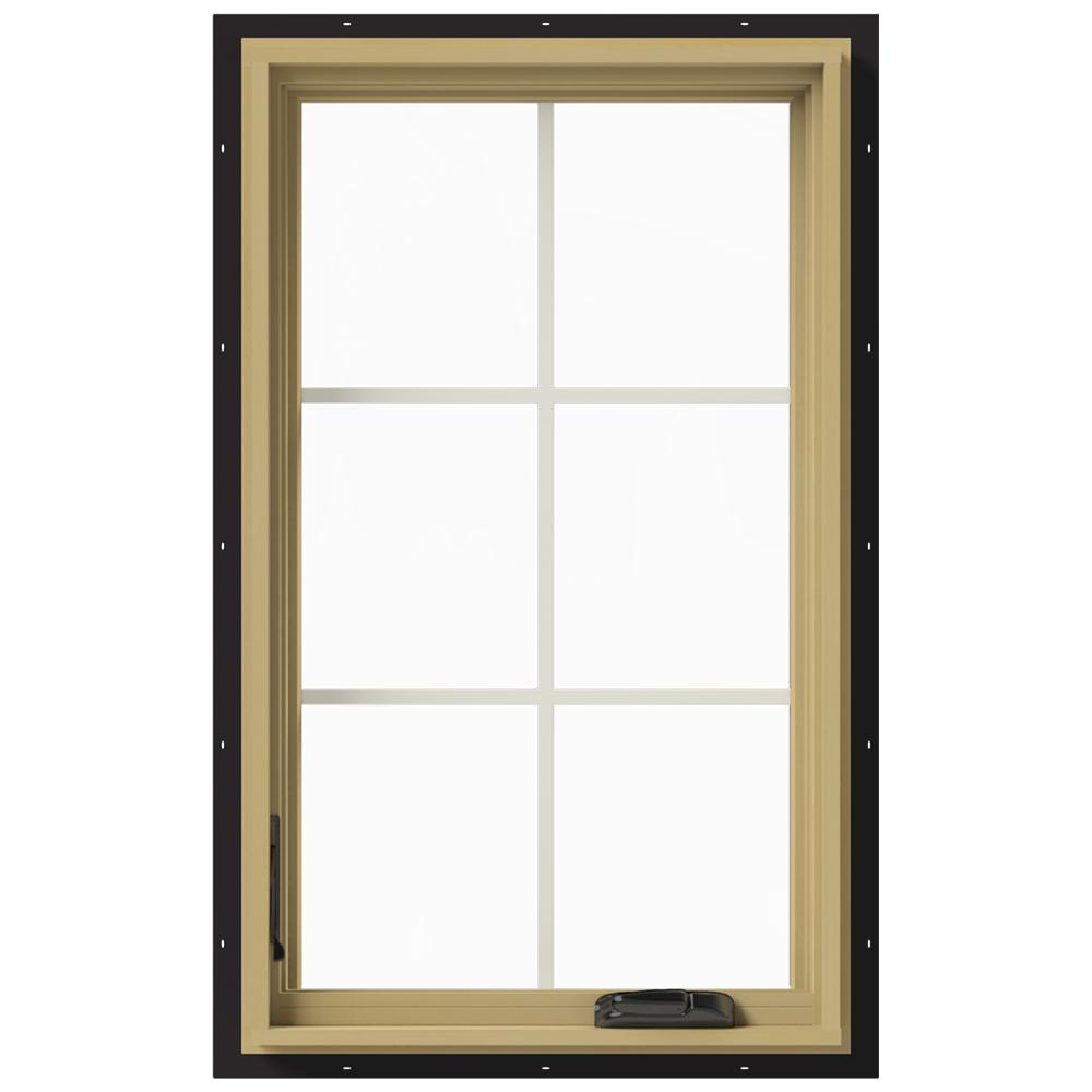 Black Casement Windows Windows The Home Depot
