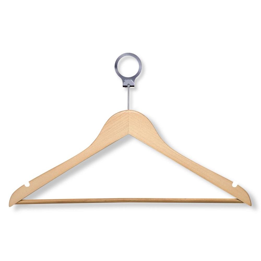 Honey-Can-Do Maple Hotel Suit Hangers (24-Pack)-HNG-01733 - The Home Depot