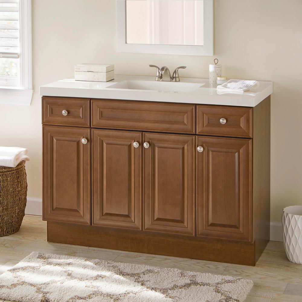 Glacier Bay Glensford 48 In W X 22 D Bathroom Vanity Cabinet Bathroom Vanity Cabinet