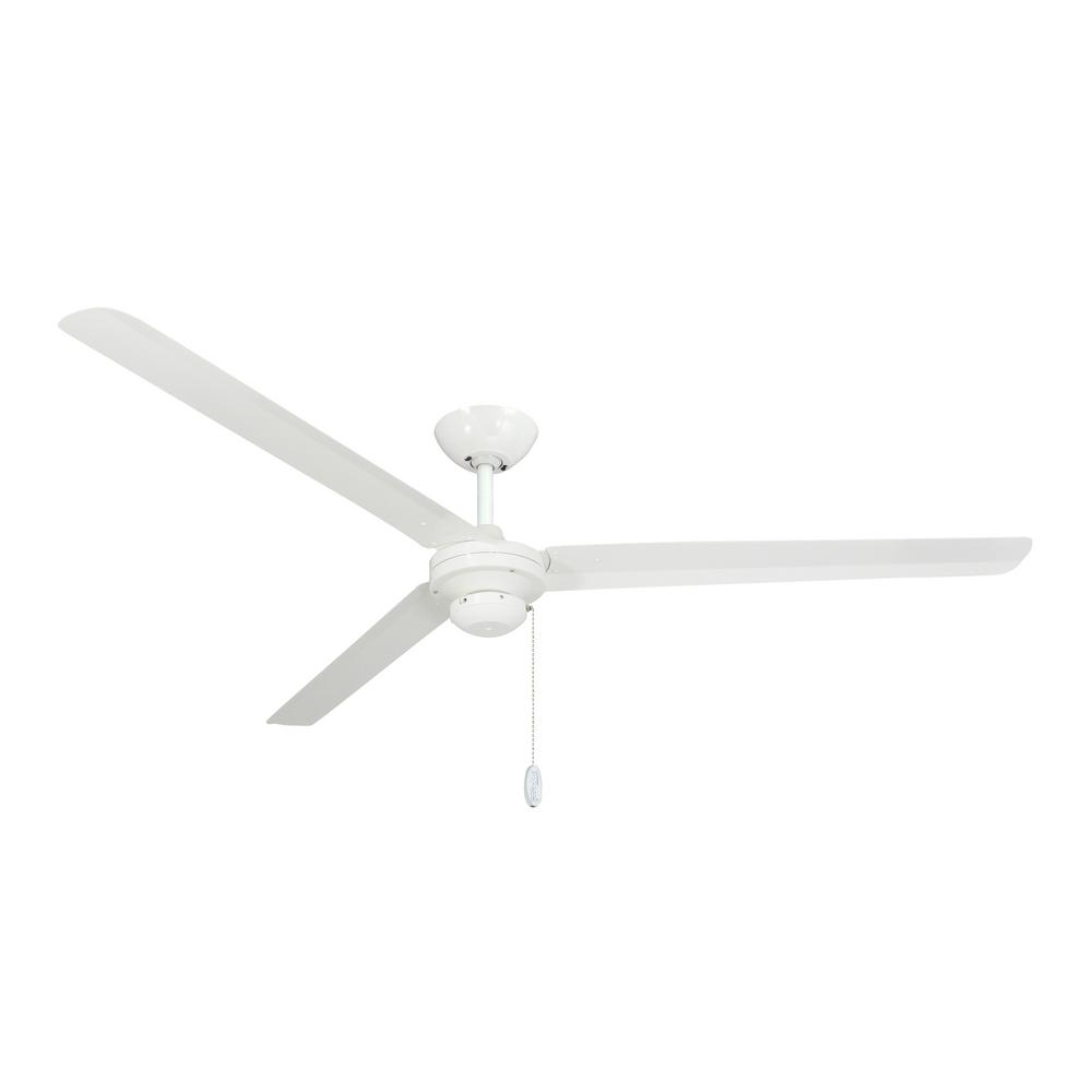 Tornado 72 In Indoor Outdoor Pure White Ceiling Fan