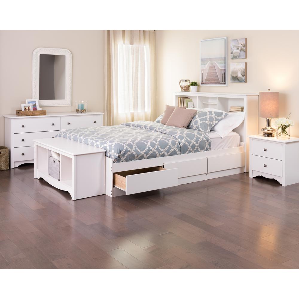 Prepac Monterey 6 Drawer White Dresser Wdc 6330 K The Home Depot