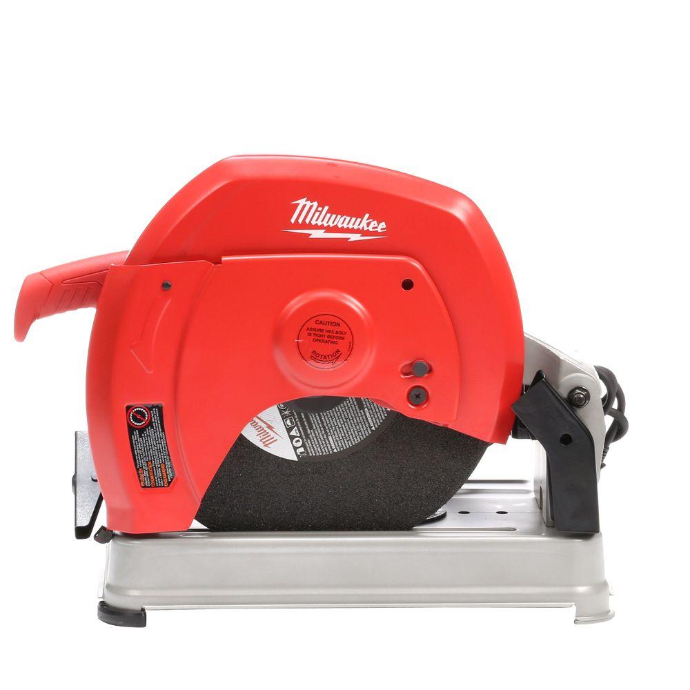 MILWAUKEE Abrasive CutOff Machine 14 in. 15 Amp Miter Chop Saws Power