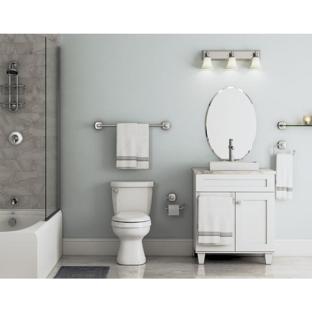 towel shelves over toilet