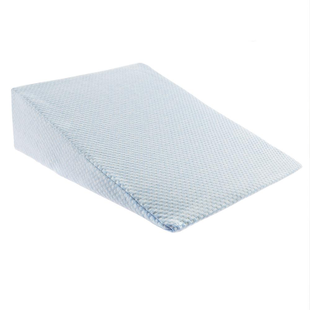 Lavish Home Memory Foam Pillow with Bamboo Fiber Cover Wedge Pillow in