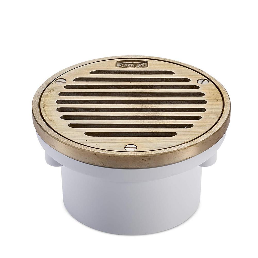 Zurn 2 In Floor Drain Nickel Bronze Fd2220 Pv2 Nt The Home Depot Floor Drain Nickel Bronze Fd2220 Pv2 Nt