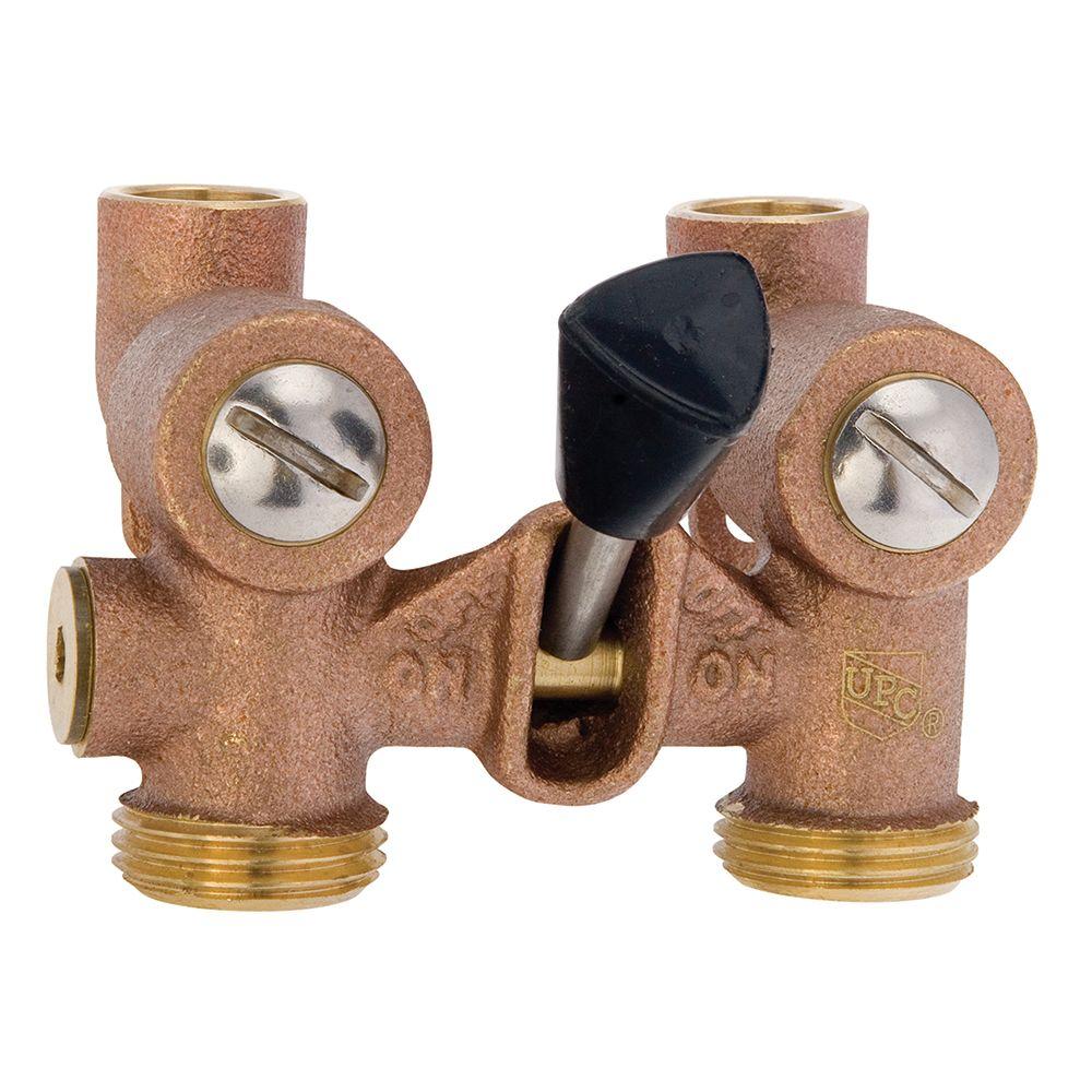 Watts 1/2 in. Bronze Sweat x MHT Washing Machine Shutoff