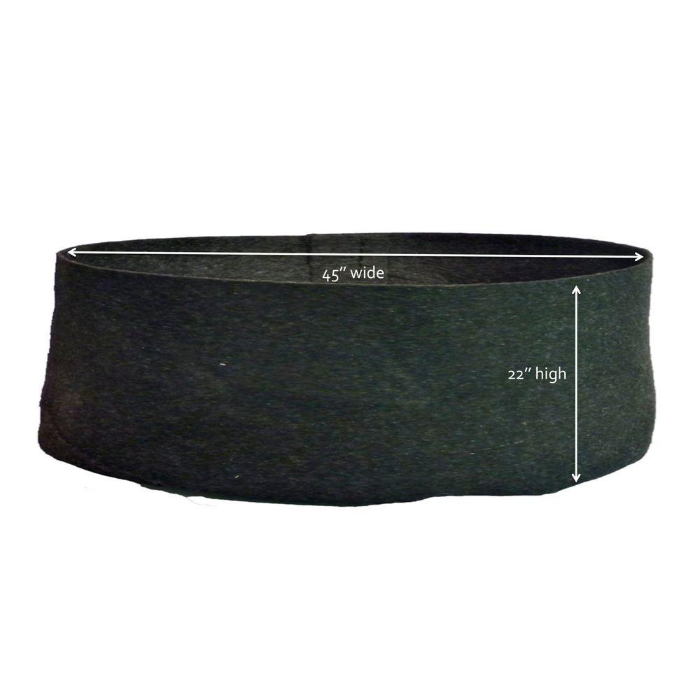 Root Pouch Breathable Fabric Planting Containers and Pots 15 gal