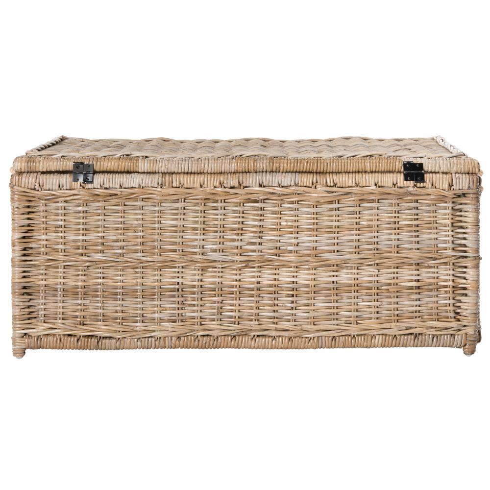 large wicker toy chest