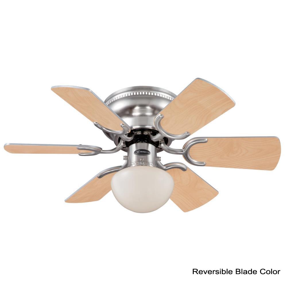 Westinghouse Petite 30 In Indoor Brushed Nickel Ceiling Fan