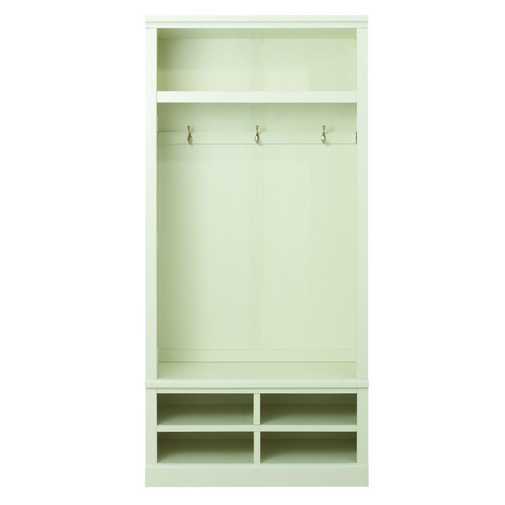 Home Decorators Collection Vernon Wood Storage Locker in Polar White