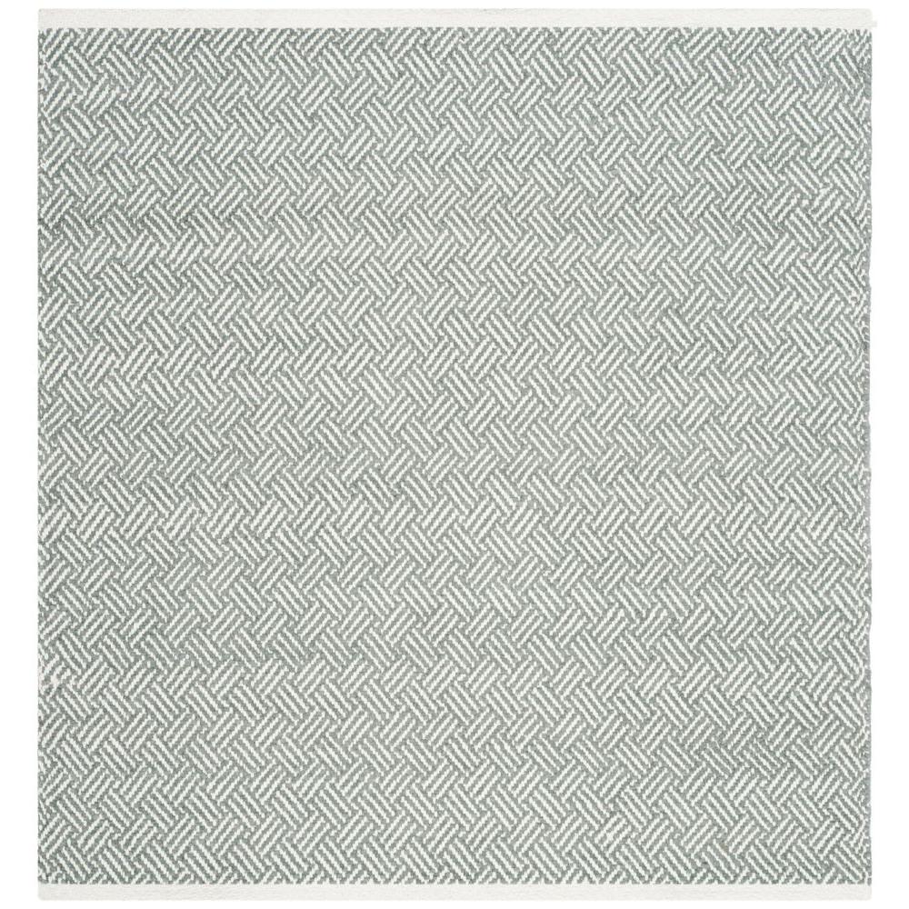 Safavieh Boston Grey 6 ft. x 6 ft. Square Area RugBOS680E6SQ The