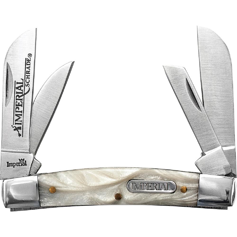 Schrade 2.2 in. Carbon Steel Plastic Folding KnifeIMP20CI The Home Depot