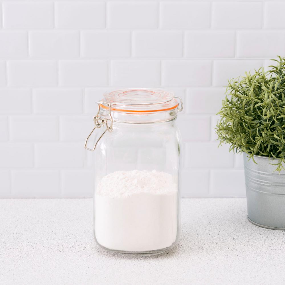 GENERAL STORE Cottage Chic 3Piece Wire Bail and Trigger Closure Glass