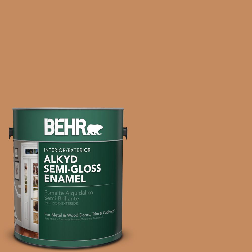 BEHR MARQUEE 1gal. PPU313 Glazed Ginger SemiGloss Enamel Exterior