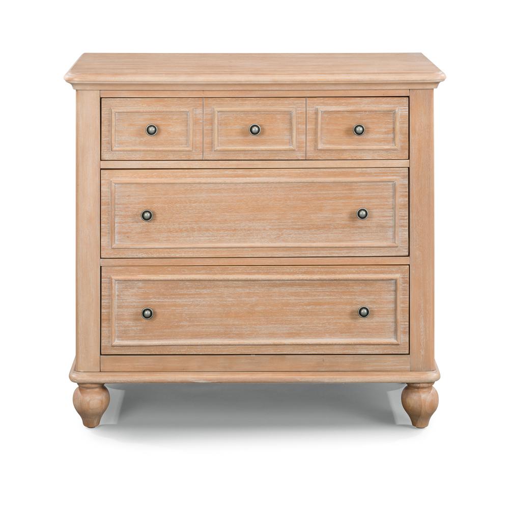 Home Styles Cambridge 3Drawer White Washed Maple Dresser 517041 The