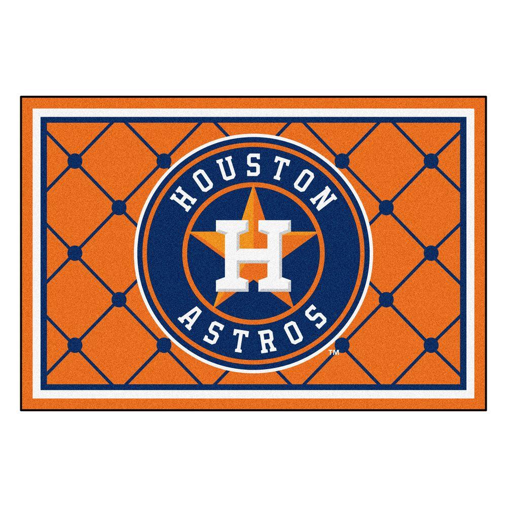 FANMATS Houston Astros 5 ft. x 8 ft. Area Rug-7062 - The Home Depot