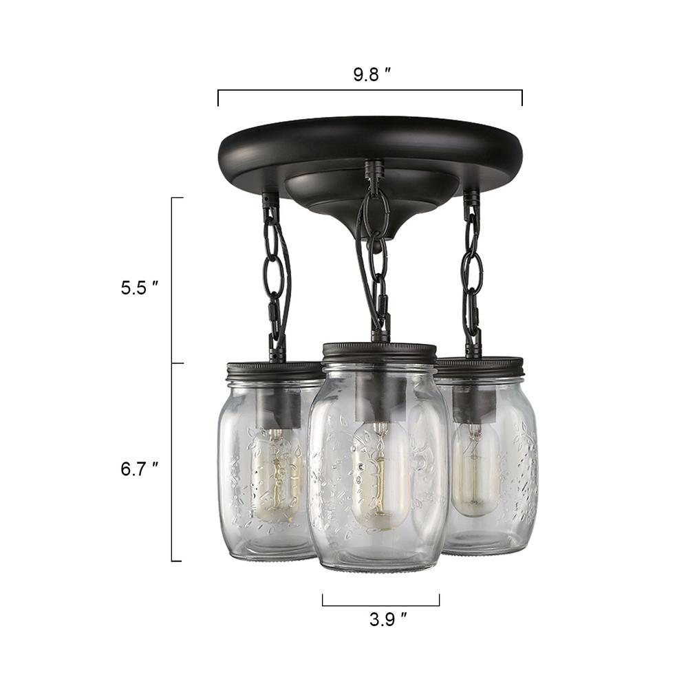 New Primitive Farmhouse QUART MASON JAR PENDANT LIGHT Hanging Electric Lamp